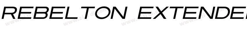 Rebelton Extended字体转换